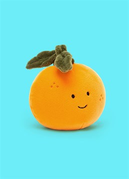 <ul>    <li><span>Your new main squeeze!</span><span> </span></li>    <li><span>No Fabulous Fruit collection would be complete without this super sweet Jellycat Orange looking (almost) good enough to eat.</span></li>    <li>With a velvety orange exterior, cute stitchy freckles and green leaf hat, this squishy citrus softie will surely brighten up your fruit bowl!</li>    <li>Dimensions: 9cm high, 10cm wide</li></ul>